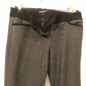 Grey & Black Express Columnist Pant